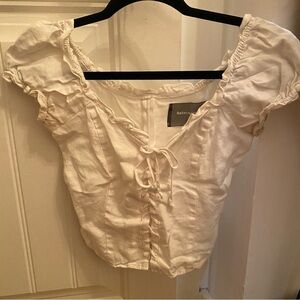 Reformation Milkmaid Corset Style Top